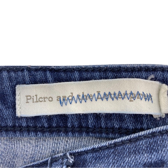 Pilcro and the Lettepress Blue Ultra High-Rise Skinny Denim Jeans - Picture 6 of 8